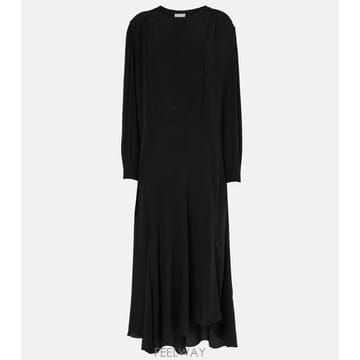 Isabel Marant 26 FW ���ں����� Hanane ���� ��ũ �ƽ� �巹�� TP57942181526 FW ���ں����� Hanane ���� ��ũ �ƽ� �巹�� TP579421