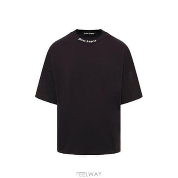 Palm Angels �׶�����Ÿ �ؿ� �ʿ����� ���� LOGO COTTON Ƽ���� PAMAA005JR0021003�׶�����Ÿ �ؿ� �ʿ����� ���� LOGO COTTON Ƽ���� PAMAA