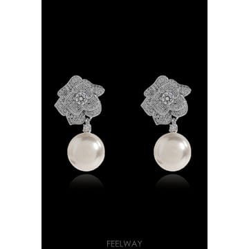 Self Portrait 26FW Self portrait Earrings with shimmering ũ����Ż PF26612ESL026FW Self portrait Earrings with shimmering ũ����Ż P