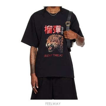 | Other Brand | 26FW LUU DAN ���� T ���� MT001JTJ900ART105BLACKLEOPARDFACE TP57726FW LUU DAN ���� T ���� MT001JTJ900ART105BLACKLEOPARD