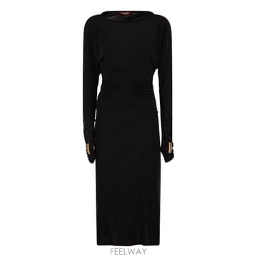 Max Mara 26SS �������� STUDIO MSTSALVO   Draped viscose ���� midi �巹�� 2616626SS �������� STUDIO MSTSALVO   Draped viscose ���� mi
