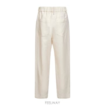 Brunello Cucinelli 26SS ���ڷ� ��ġ�ڸ� STRAIGHT NATURAL TROUSERS MH126P9148C579 TP5726SS ���ڷ� ��ġ�ڸ� STRAIGHT NATURAL TROUSERS MH126