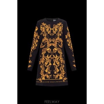 Versace 25FW ������ü ���� �巹�� 79HAO9P1NS724G89 TP57359278525FW ������ü ���� �巹�� 79HAO9P1NS724G89 TP573592785