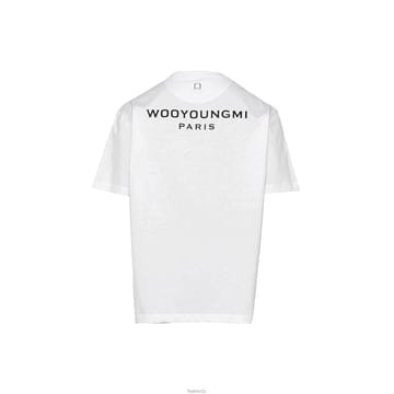 26SS 시그니처 백로고 티셔츠 화이트 W261TS07 701W