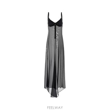 Balenciaga 26SS Balenciaga ���� stretch tulle Naked �巹�� 857331TSR011000 T26SS Balenciaga ���� stretch tulle Naked �巹�� 857331