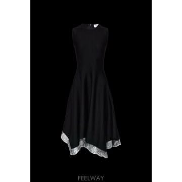 Alexander Mcqueen 26FW �˷���� ���� Asymmetrical �巹�� with ���̽� trim 876691Q1BH7100026FW �˷���� ���� Asymmetrical �巹�� with ���̽� tri
