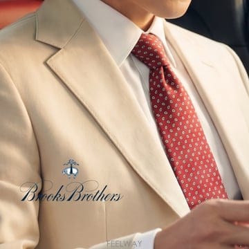 BROOKS BROTHERS 브룩스브라더스 페이즐리 플라워 모티브 넥타이 8.8cm S~A+등급 e1645