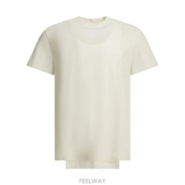 Maison Margiela [V90]�������������� S51GC0557MTJ048101 ���� Ƽ���� ���� Double Layer Crew[V90]�������������� S51GC0557MTJ048101 ���� Ƽ���� ��