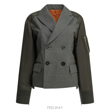 Sacai [V90]��ī�� 26 08564342 ���� ���� ��Ʈ X Nylon Blazer[V90]��ī�� 26 08564342 ���� ���� ��Ʈ X Nylon Blazer