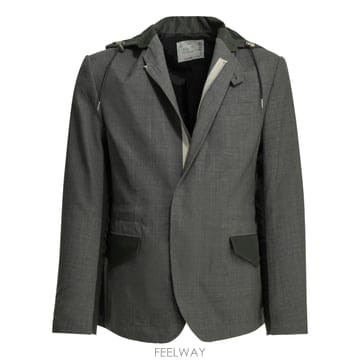 Sacai [V90]��ī�� 26 04026M342 ���� ���� �ƿ��� ��Ʈ �ٶ����� X Nylon Blazer[V90]��ī�� 26 04026M342 ���� ���� �ƿ��� ��Ʈ �ٶ���
