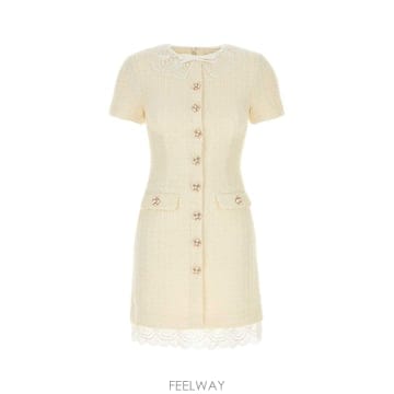 Self Portrait [X45]������Ʈ����Ʈ PF26002SBC CREAM ���� ���ǽ� �� �̵� �̴� �巹�� Ivory boucl[X45]������Ʈ����Ʈ PF26002SBC CREAM ���� ���ǽ� �� ��