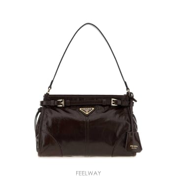 PRADA [X45]����� 1BC297VOOM2CYR F01D6 ���� ��Ʈ�� ���۹� ž�ڵ�� �ڵ�� Dark brown[X45]����� 1BC297VOOM2CYR F01D6 ���� ��Ʈ�� ���۹� ž