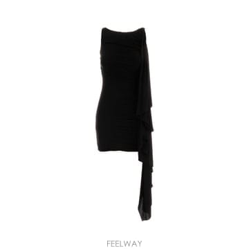 Alexander Wang [X45]�˷������ 1CC3266047 001 ���� ���ǽ� �� �̵� �̴� �巹�� Black jersey mi[X45]�˷������ 1CC3266047 001 ���� ���ǽ� �� �̵� ��