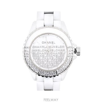 샤넬 J12 원티드 드 샤넬 워치 33MM 스틸 화이트 H7419 77478