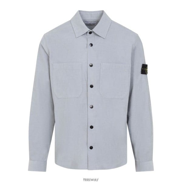 26 FW 스톤 아일랜드 로고 패치 롱슬리브 셔츠 V0049 L2S151200042S0144