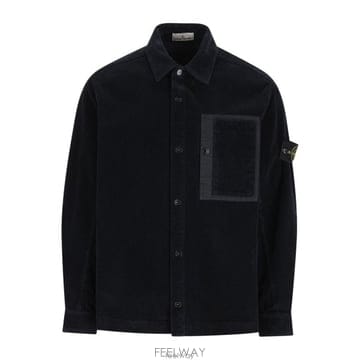 26 FW 스톤 아일랜드 로고 패치 코듀로이 셔츠 V0020 L2S151200016S0212