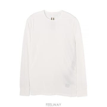 Rick Owens DRKSHDW LEVEL LS T MILK DU01F4260 RN 11DRKSHDW LEVEL LS T MILK DU01F4260 RN 11