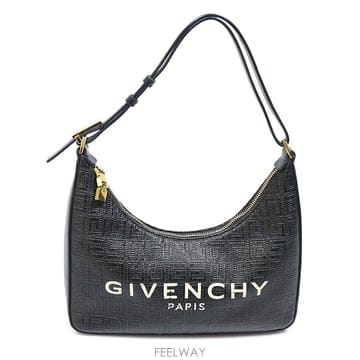 Givenchy(지방시) BB50PYB1GT 블랙 4G 코팅 캔버스 스몰 문 컷 아웃 호보 숄더백