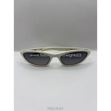 발렌시아가 네오 오발 2.0 선글라스 오프 화이트 812657