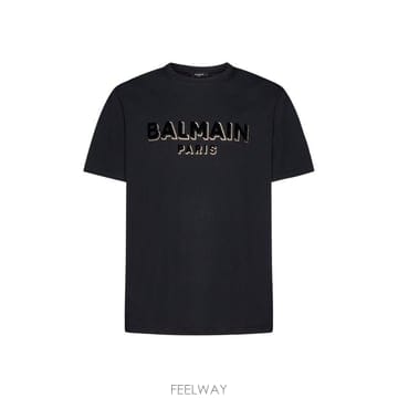 Balmain (�ؿܹ��) �߸� Balmain �ΰ� ������ ũ��� Ƽ���� BH1EG010BB99(�ؿܹ��) �߸� Balmain �ΰ� ������ ũ��� Ƽ���� BH1E