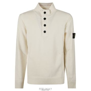 26 FW 스톤 아일랜드 하이넥 니트 점퍼 V0093 K2S155100040S00A3
