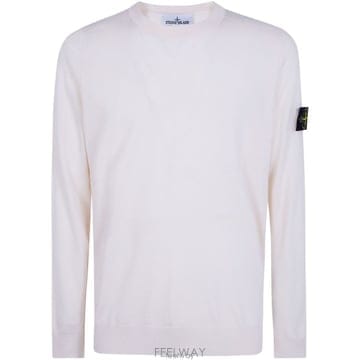 26 FW 스톤 아일랜드 로고 패치 크루넥라인 롱슬리브 점퍼 V0093 L2S155100071S00C4