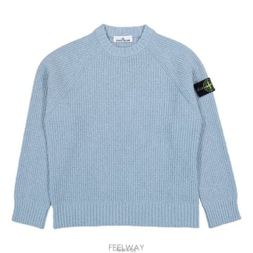 26 FW 스톤 아일랜드 로고 패치 크루넥 롱슬리브 점퍼 V0049 L2S155100001S0N17