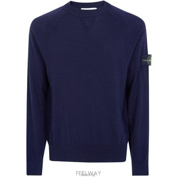 26 FW 스톤 아일랜드 로고 패치 크루넥 롱슬리브 스웨터 V0020 L2S155100007S00A1