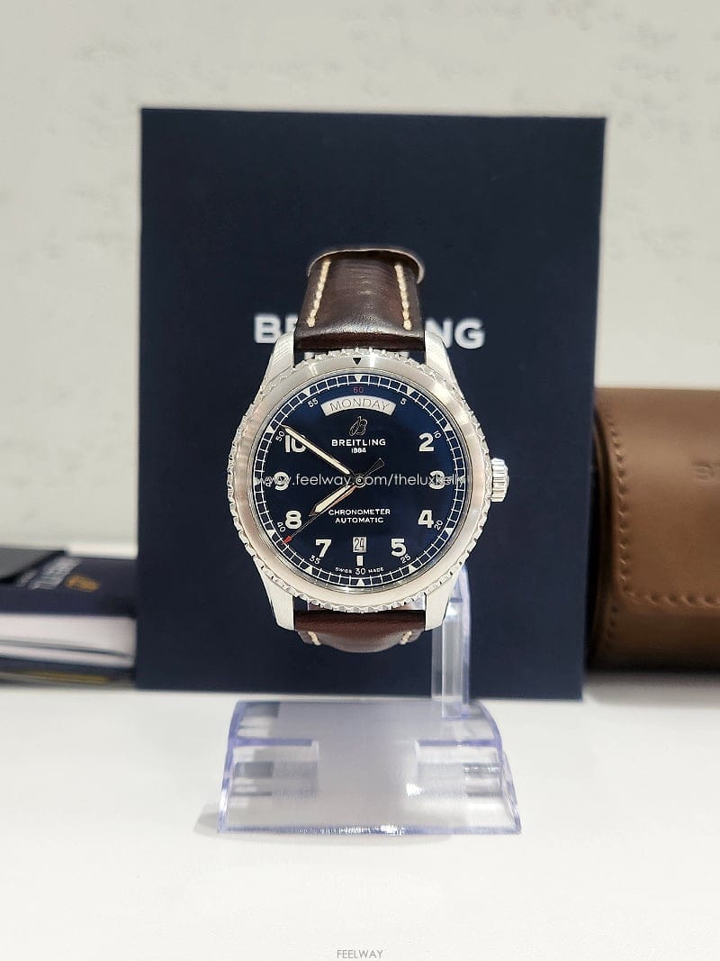 Breitling �����Ʋ�� �������� 8 ���̵���Ʈ û�� 41MM �����ð� A45330�����Ʋ�� �������� 8 ���̵���Ʈ û�� 41MM �����ð� 
