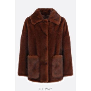 Herno [E32]������ GC000600D127398800 ���� �� �þ���� ������ HERNO faux fur ca[E32]������ GC000600D127398800 ���� �� �þ���� ����