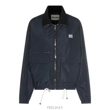 Miu Miu [Q11]�̿�̿� ML1517SOOO13MFF0008 ���� ĳ�־����� BLUE CASUAL JACKET[Q11]�̿�̿� ML1517SOOO13MFF0008 ���� ĳ�־����� BLUE
