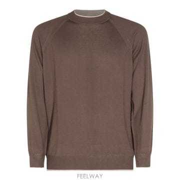 Eleventy [Q11]�Ϸ���Ƽ N76MAGN56MAG0N0370502 ���� ��Ʈ ������ BROWN WOOL JUMPER[Q11]�Ϸ���Ƽ N76MAGN56MAG0N0370502 ���� ��Ʈ ������ B
