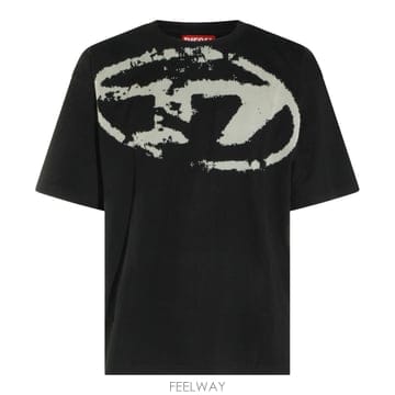 Diesel [Q11]���� A130490DQAU9XX ���� Ƽ���� BLACK COTTON T SHIRT[Q11]���� A130490DQAU9XX ���� Ƽ���� BLACK COTTON T SH