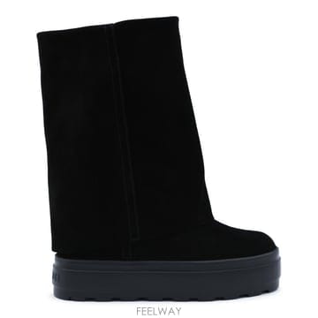 Casadei [Q11]ī�絥�� 2S336Y080NRENNA9000 ���� ���׺��� BLACK LEATHER BOOTS[Q11]ī�絥�� 2S336Y080NRENNA9000 ���� ���׺��� BLACK 