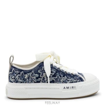 Amiri [Q11]�ƹ̸� AWSNSN1063420 ���� ����Ŀ�� BLUE DENIM COURT LOW SNEAKERS[Q11]�ƹ̸� AWSNSN1063420 ���� ����Ŀ�� BLUE DENIM COU