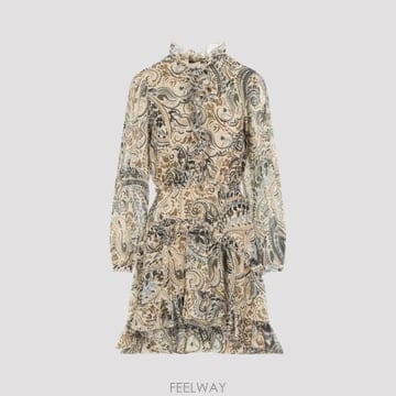 ETRO [D14]��Ʈ�� 66494X0822 BEIGE ���� ���ǽ� �巹�� Etro Mini Dress[D14]��Ʈ�� 66494X0822 BEIGE ���� ���ǽ� �巹�� Etro M