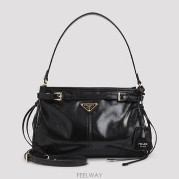 PRADA [D14]����� 66790F0002 NERO ���� ��Ʈ�� ž�ڵ�� ���۹� Prada Bonnie Small[D14]����� 66790F0002 NERO ���� ��Ʈ�� ž�ڵ�� ����