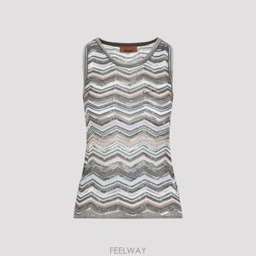 Missoni [D14]�̽�� 66279SMSPO MULTICOLOR BLK BROWN ���� Ƽ���� �μҸ� ž ���� Mis[D14]�̽�� 66279SMSPO MULTICOLOR BLK BROWN ���� Ƽ��