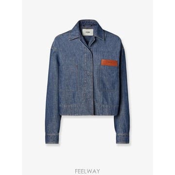 FENDI [N85]��� FLF861 ���� ���� �������� ��Ʈ �е� FENDI Chambray Denim Jacket[N85]��� FLF861 ���� ���� �������� ��Ʈ �е� FENDI Ch