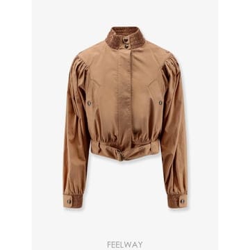 Chloe [N85]���ο� CH26UVE181442 ���� ���� �������� ��Ʈ �е� CHLOE Cotton jacket[N85]���ο� CH26UVE181442 ���� ���� �������� ��Ʈ �е�