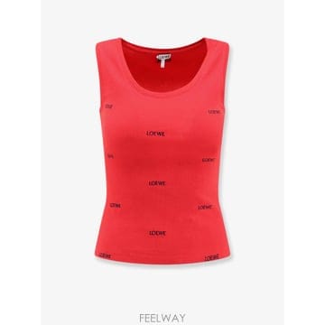 Loewe [N85]�ο��� S359Y23XBA ���� Ƽ���� �μҸ� ��Ҹ� ž LOEWE Cotton tank top w[N85]�ο��� S359Y23XBA ���� Ƽ���� �μҸ� ��Ҹ� ž LO