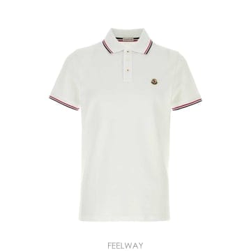Moncler [X45]��Ŭ���� L20918A7030084556 001 ���� ���� ���ɼ��� White piquet polo[X45]��Ŭ���� L20918A7030084556 001 ���� ���� ���ɼ���