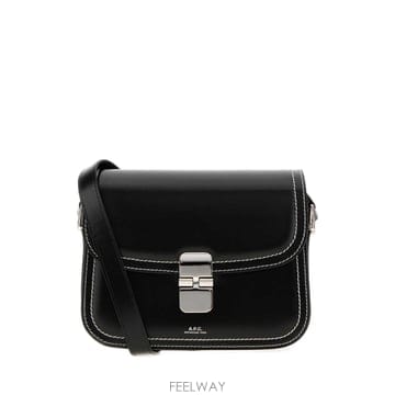 A.P.C. [X45]����� PXCEDF61413 LZZ ���� ��Ʈ�� ���۹� ž�ڵ�� �ڵ�� Black leather s[X45]����� PXCEDF61413 LZZ ���� ��Ʈ�� ���۹� ž�ڵ�