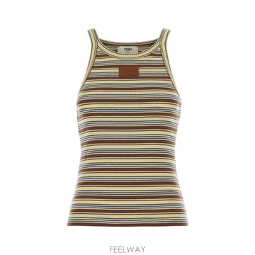 FENDI [X45]��� FS7966AW88 F1X33 ���� Ƽ���� �μҸ� ž ���� Embroidered cotton[X45]��� FS7966AW88 F1X33 ���� Ƽ���� �μҸ� ž ���� 