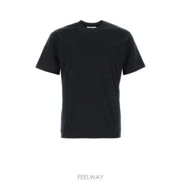 FENDI [X45]��� FY1370B19Q F043Y ���� Ƽ���� �μҸ� ž Black cotton t shirt[X45]��� FY1370B19Q F043Y ���� Ƽ���� �μҸ� ž Black