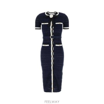 Self Portrait [X45]������Ʈ����Ʈ PF26072MAN NAVY ���� ���ǽ� �� �̵� �̴� �巹�� Navy blue kn[X45]������Ʈ����Ʈ PF26072MAN NAVY ���� ���ǽ� �� ��