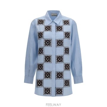 | Other Brand | [K68]ALEMAIS 7324T PALEBLUE ���� ���� ���� ���� ���� ����콺 Grace Shirt[K68]ALEMAIS 7324T PALEBLUE ���� ���� ���� ���� ���� 