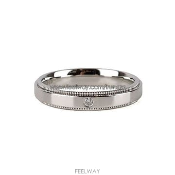 TIFFANY & Co [�߰���ǰ�ٿ�] Ƽ�ĴϾ��� ���Դ� �б׷��� ��� �� ���̾� ���� 4mm 8.5ȣ 74791484[�߰���ǰ�ٿ�] Ƽ�ĴϾ��� ���Դ� �б׷��� ��� �� ����