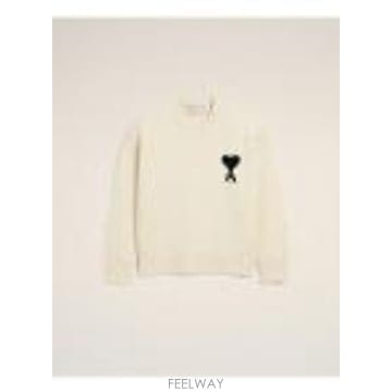 Ami [G95]�ƹ� UKS838018151 ���� ��Ʈ ����� ������ CREWNECK SWEATER WITH CON[G95]�ƹ� UKS838018151 ���� ��Ʈ ����� ������ CREWNEC