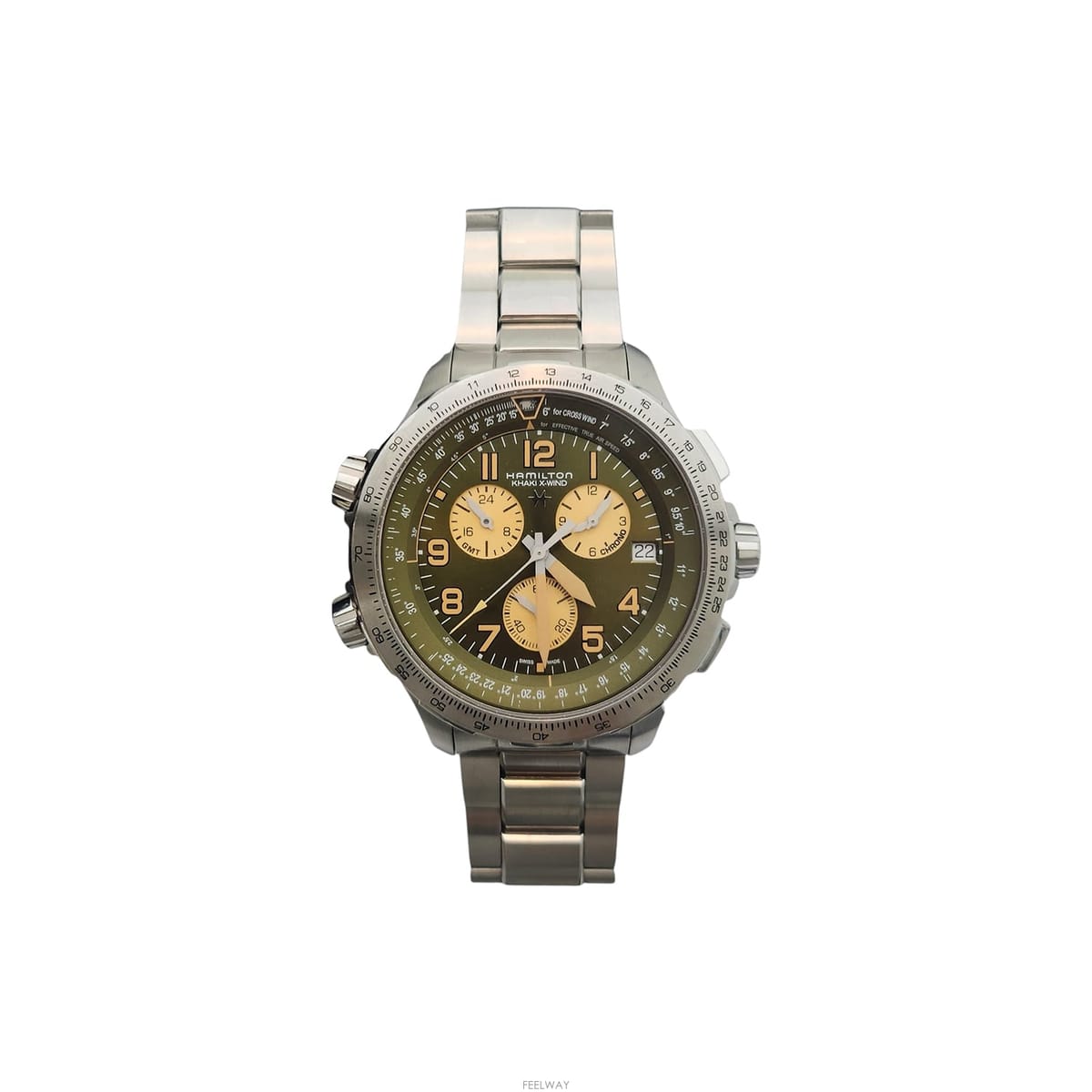 Hamilton �ع��� H77932160 īŰ �����̼� X-���� GMT ũ�γ� ���� 46MM �ð��ع��� H77932160 īŰ �����̼� X-���� GMT ũ�γ� ��